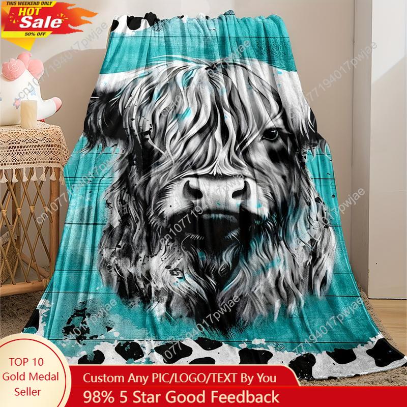 Throw Blanket Chunky Knit - Cobertor de lã de flanela de