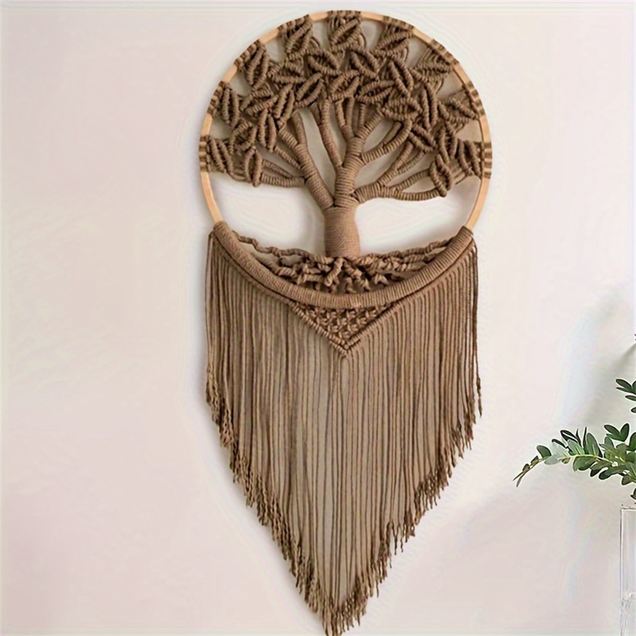 Árvore da vida macrame parede  - Home Textiles Discount avaliação e preço