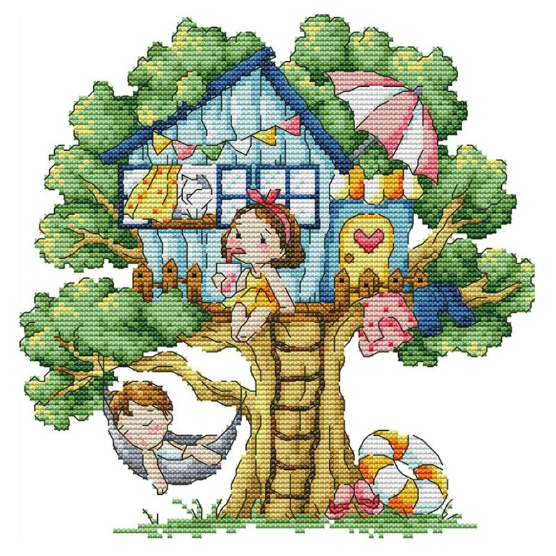 Desenhos animados Árvore Casa  - Home Textiles Discount avaliação e preço