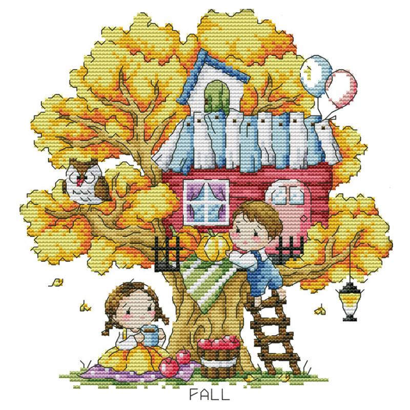 Desenhos animados Árvore Casa  - Home Textiles Discount avaliação e preço