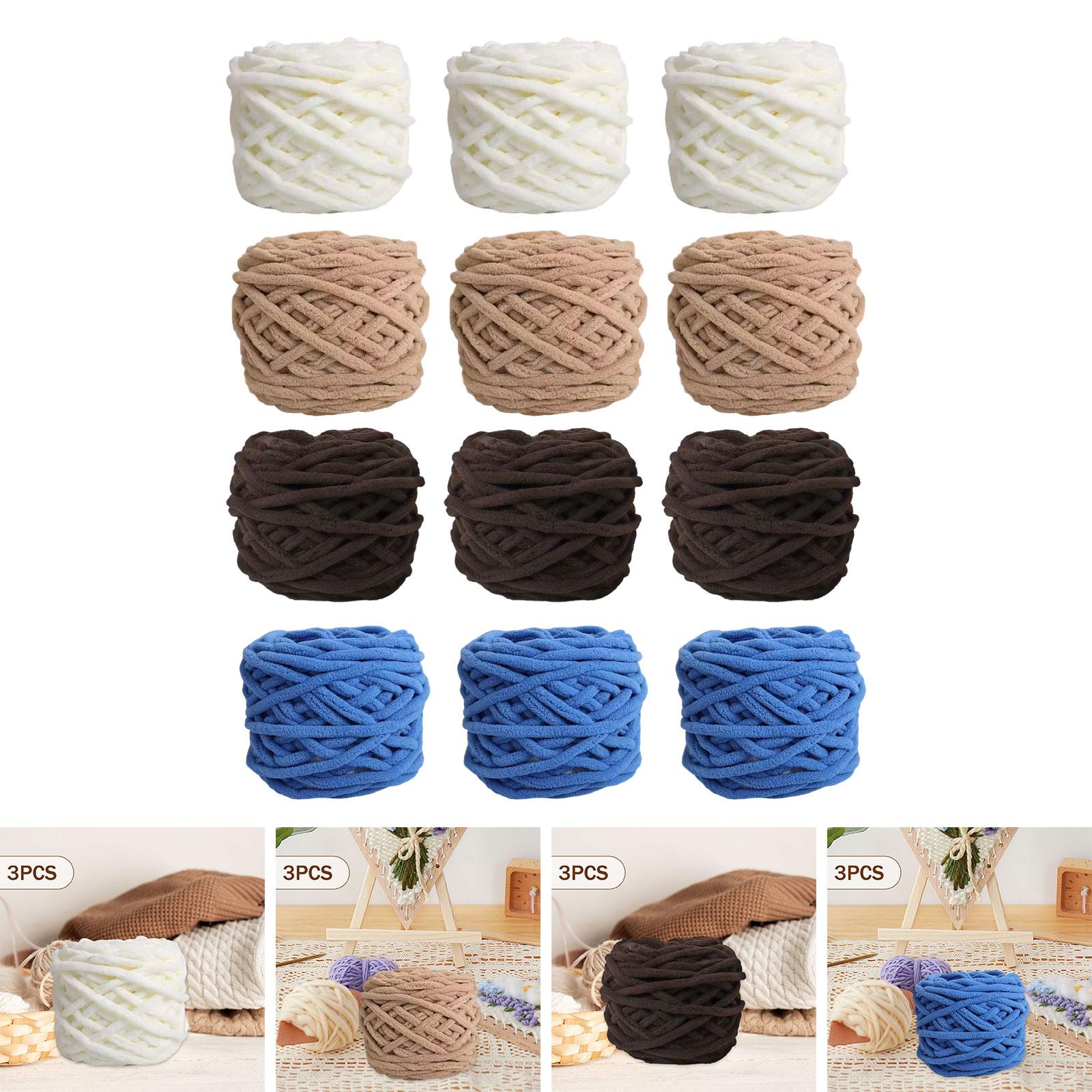 Fio Super Grosso de Poliéster  - Throw Blanket Chunky Knit avaliação e preço