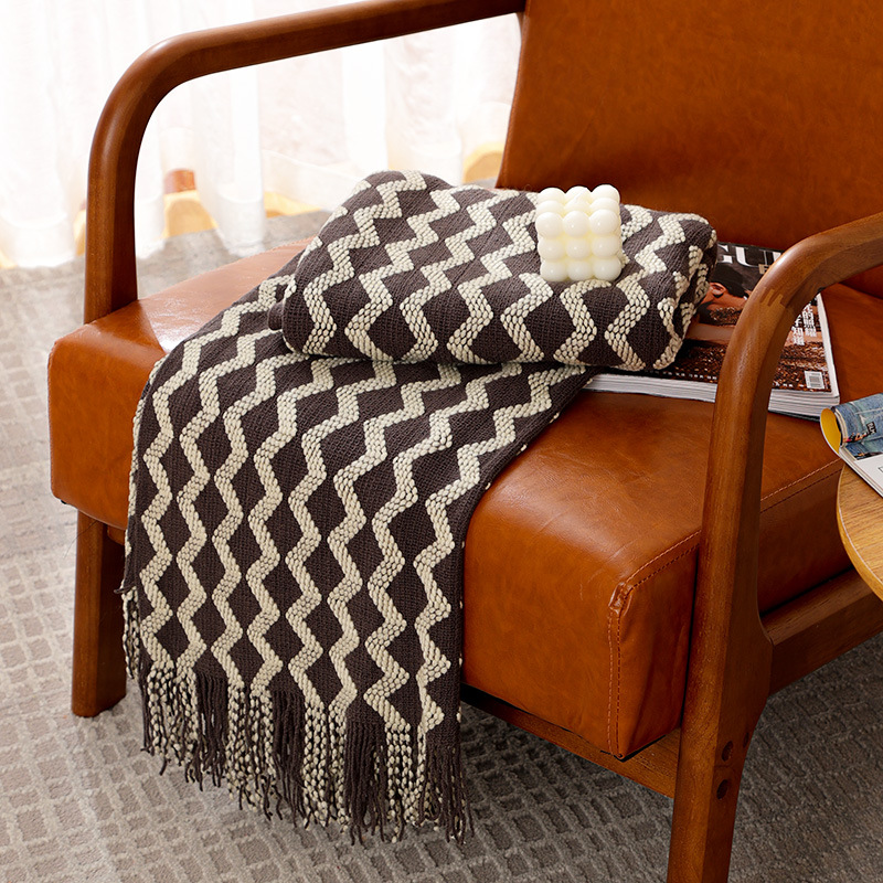 Mantas de Tricô Cinzas 50x60 p - Throw Blanket Chunky Knit avaliação e preço