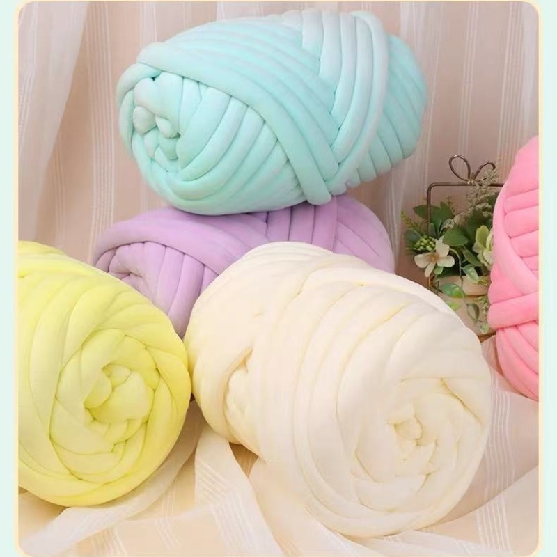 Fio Tubular Jumbo para Tricô M - Throw Blanket Chunky Knit avaliação e preço