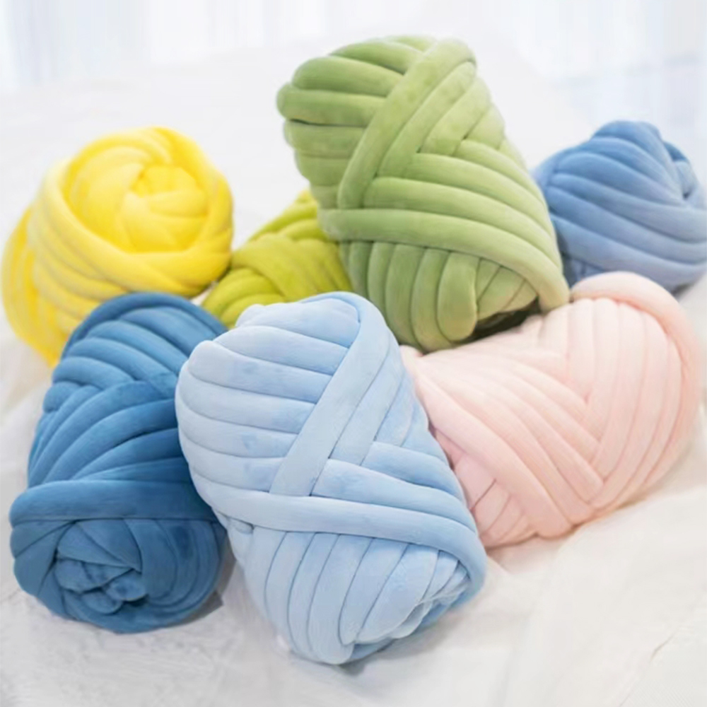 Fio De Tubo De Lã De Algodão G - Throw Blanket Chunky Knit avaliação e preço