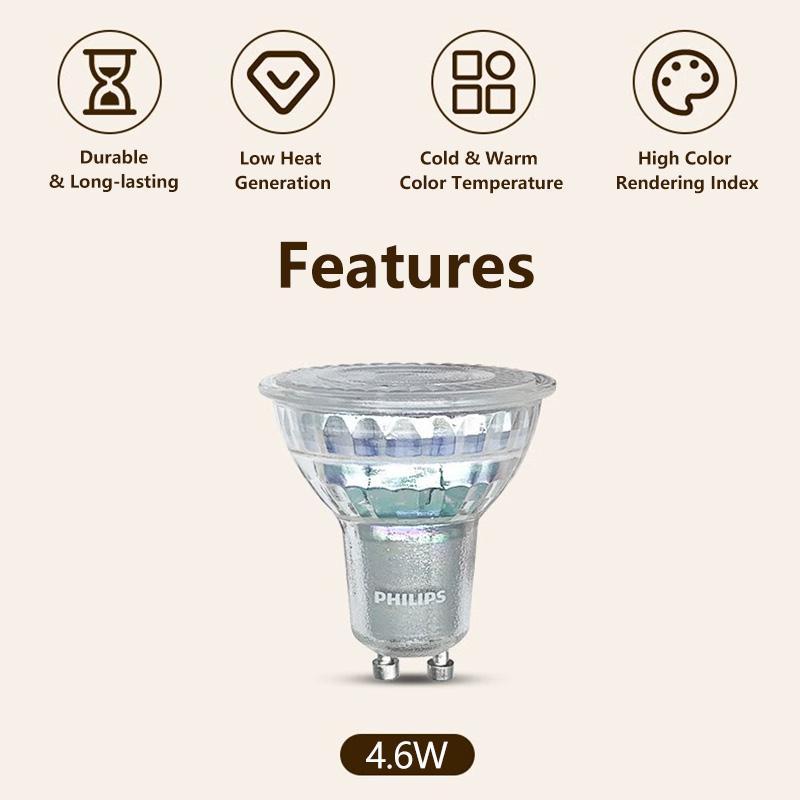 Philips LED GU10 PAR16 Essenci - Philips Bulb Led Classic avaliação e preço