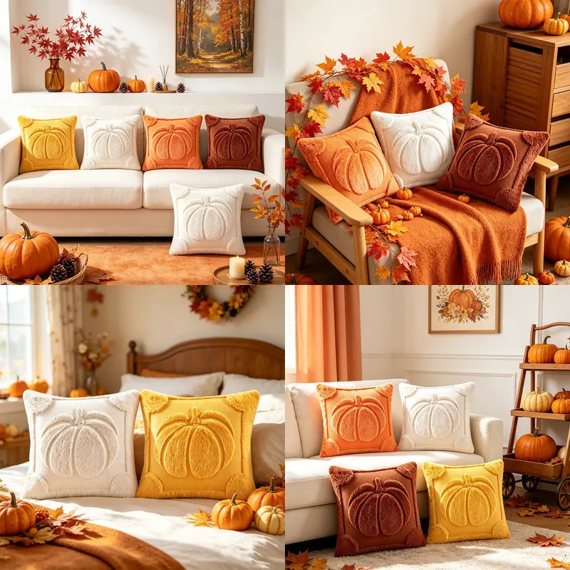 Capa de almofada de abóbora de - Home Textiles Manufacturer avaliação e preço